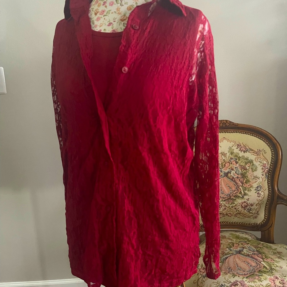 2PC LACE TOP